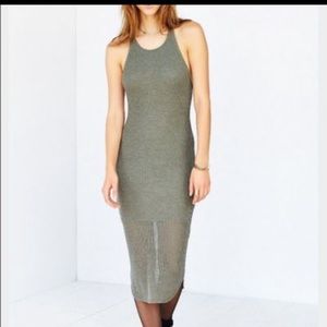 UO Sparkle & Fade Ribbed Bodycon Midi Dress!